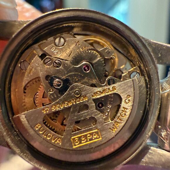 Vintage Bulova Stainless Watch L4 1954 Self Winding Automatic working - Picture 7 of 10